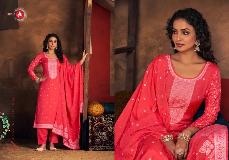 Ria Vol 3 By Triple Aaa Muslin Designer Salwar Kameez Exporters In India